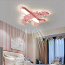GobekUsa Kids Room Airplane Ceiling Fan Light Fixture