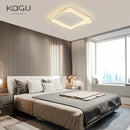 GobekUsa Golden LED Ceiling Chandelier: Modern Simplicity for Living, Dining, and Bedrooms