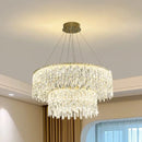 GobekUsa Crystal Chandelier: Luxury Bedroom & Living Room Lighting