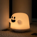 GobekUsa Boo Ghost Silicone Lamp: Touch Sensor Dimmable LED Night Light for Kids