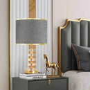 GobekUsa Crystal Table Lamp: Elegant Modern American Style for Living Room Bedroom