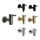 GobekUsa Brass Black Wall Mount Garden Faucet for Extended Outdoor Use