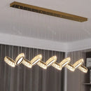 GobekUsa Crystal Chandelier Stair Pendant Light Living Room Interior Lighting