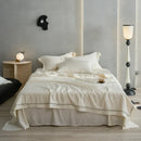 GobekUsa Luxe Lyocell Jacquard Summer Blanket with Mulberry Silk Fill Comforter