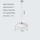GobekUsa Glass LED Chandelier Lighting for Modern Stairs, Dining Room, and Home Bar