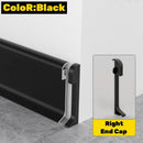 GobekUsa LED Skirting Line Aluminum Profiles Baseboard Corner Wall Decor - Stair Bar Strip Light