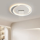 GobekUsa LED Chandelier Lights Indoor Lighting Room Decor White Black Lamps With Spotlight