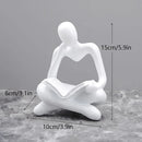 GobekUsa Abstract Thinker Resin Figurine for Home Office Decor