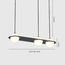 GobekUsa Glass Ball Geometric Chandelier: Modern Nordic Kitchen Office Hanging Lamp