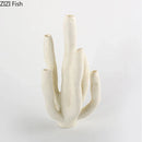 GobekUsa Coral Landscape Sculpture - Modern Desk Ornament for Room Aesthetics