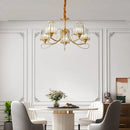 GobekUsa Bronze Villa All Copper Chandelier - Modern Light Luxury for Living Room