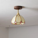 GobekUsa LED Glass Wood Ceiling Lamp for Modern Indoor Lighting and Decoration
