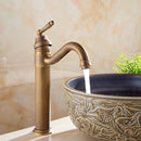 GobekUsa Antique Finish Brass Basin Faucet for Bathroom Vanity Sink Mixer
