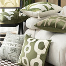 GobekUsa Embroidered Patchwork Cushion Cover 45*45 for Elegant Living Room Decor