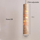 Cream Marble Linear Pendant Light