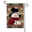 GobekUsa Christmas Festive Garden Flag - Santa Snowman Home Decor 30*45cm