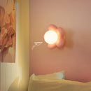GobekUsa Cream Flower Wall Lamp: Nordic Style Indoor Lighting for Living Room and Bedroom