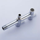 GobekUsa Brass Double Handle Garden Faucet Bibcock - Multipurpose Toilet & Washing Machine Tap
