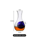 GobekUsa Crystal Glass Wine Decanter & Sake Glass Set- Hamster Nest Design