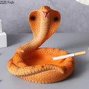 GobekUsa Cobra Ashtray Resin Crafts: Stylish Smoking Accessories for Home and Office