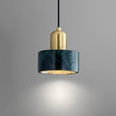 GobekUsa Green Marble Pendant Light: Luxury Hanging Lamp for Dining Room, Bedside, Hotel.