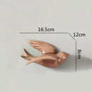 GobekUsa Flying Bird Ceramic Wall Ornament Simulation Room Decoration Indoor Accent
