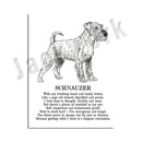 GobekUsa Dog Breed Poetry Poster Collection: Vizsla, Pomeranian, Manchester Terrier, and More