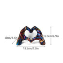 GobekUsa Love Gesture Sculptures - Heart Hand Pop Art Figurines