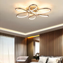 GobekUsa Golden Aluminum Ceiling Lights for Living Bedroom Kitchen Children's Room