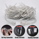 GobekUsa Icicle LED String Lights: Festive Outdoor Christmas Decoration for Party, Patio, Garden