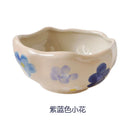 GobekUsa Ceramic Salad Bowl Set - 13.5oz Creative Ins Wind Underglaze Lovely Design
