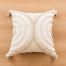 GobekUsa Geometric Embroidered Crocheted Throw Pillow Cover for a Stylish Sofa