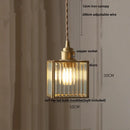 GobekUsa Glass Globe LED Pendant Light Fixture for Porch Kitchen Aisle, Adjustable Hanging Lamp