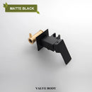 GobekUsa Bidet Faucet Shower Mixer: Cold Hot Water Tap, Brass, Square Sprayer Head