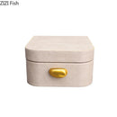 GobekUsa Leather Jewelry Box: Stylish Dresser Table Decor & Storage Jar
