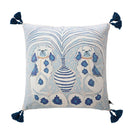 GobekUsa Handmade Lumbar Pillow Case Lion Dog Floral Decorative Cover
