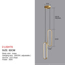GobekUsa LED Chandelier: Modern Living Room Dining Room Pendant Lights for Home Decor