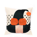 GobekUsa Halloween Wizard Hat Spider Embroidered Throw Pillow Cover