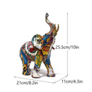 GobekUsa Graffiti Elephant Resin Sculpture for Modern Home Decor