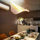 GobekUsa Leaf-Shaped Dining Table Chandelier | Art Decor Room Lustres