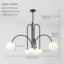 GobekUsa LED Pendant Chandelier for Living Room Bedroom Decor