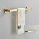 GobekUsa Brushed Gold Bathroom Hardware Set Stainless Steel Towel Bar Robe Hook Toilet Paper Holder