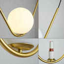 GobekUsa Golden Black Perle Trio Pendant - Metal G9 LED Linear Dining Light