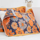 GobekUsa Lace Trim Pillow Towel - Double Sided Yarn-Dyed Jacquard - 52*75 CM - Five-Layer Cotton Gauze
