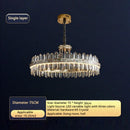 GobekUsa Crystal Chandelier: Modern Luxury for Living Room, Dining Room, Bedroom