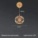 GobekUsa Crystal Pendant Chandelier for Bedroom Bathroom Modern Decor