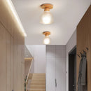 GobekUsa Clear Glass LED Ceiling Light Fixture for Modern Home Aisle Balcony Restaurant Hallway Lighting