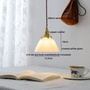 GobekUsa Clear Glass LED Copper Chandelier Pendant Light for Modern Home Decor.