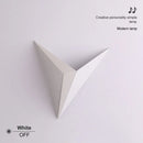 GobekUsa Elegant Triangular LED Wall Lamp for Bedroom Study Hotel Room