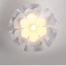 GobekUsa Acrylic Flower Pendant Chandelier: Nordic Design LED Hanging Fixture for Elegant Decor
